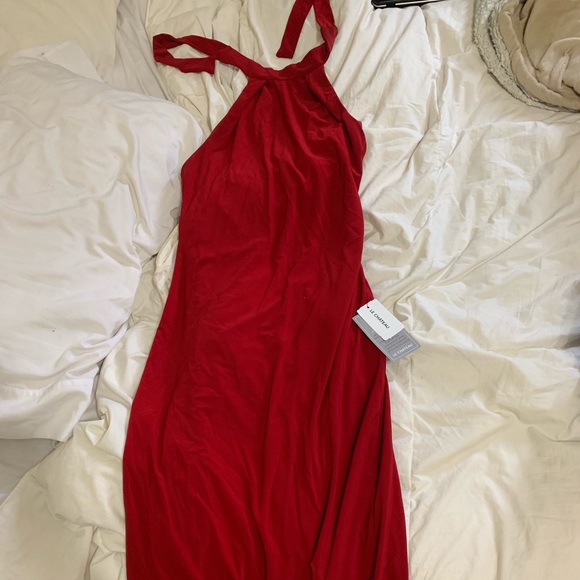 Long, red dress size S - Picture 2 of 4